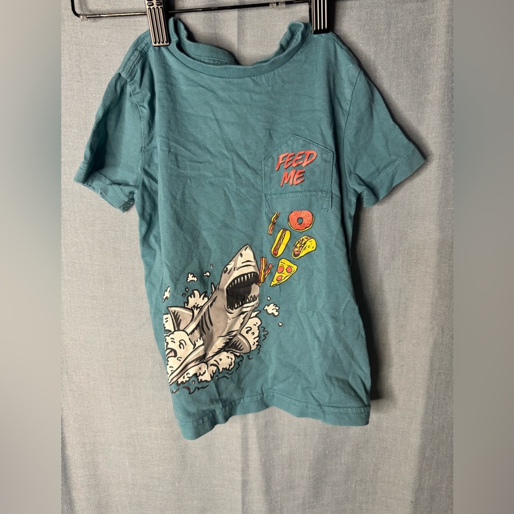 Bixby Nomad Teal Shark Adventure Tee